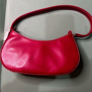 Chic Red Women's Shoulder Bag